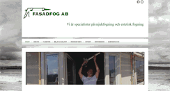 Desktop Screenshot of fasadfog.se