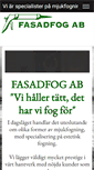 Mobile Screenshot of fasadfog.se
